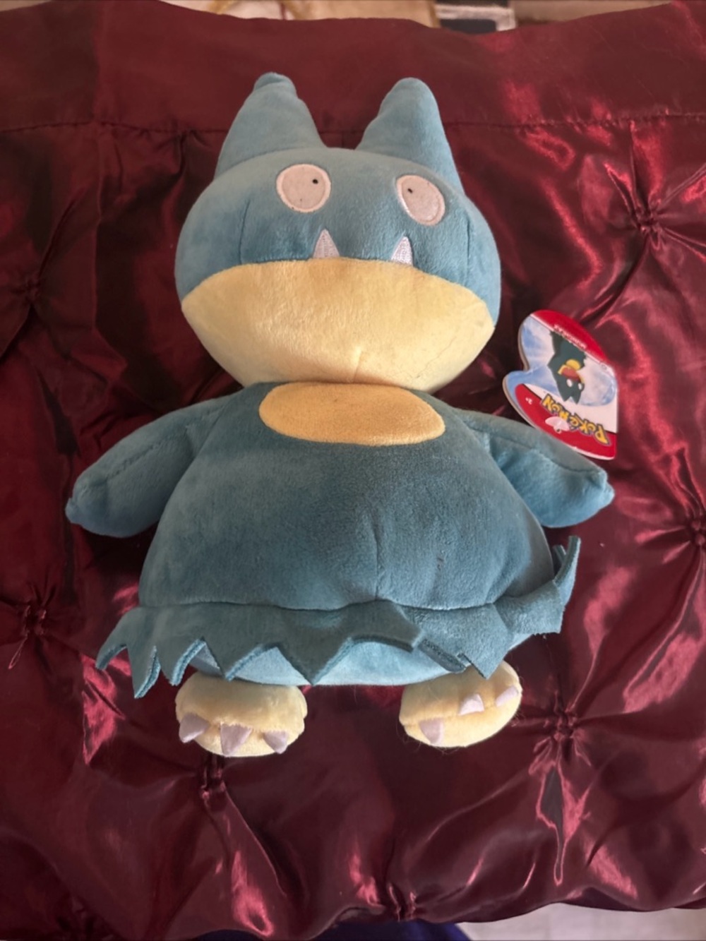 Pokemon Plush Munchlax Blue and Yellow - Picture 3 of 3